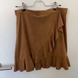 BB dakota grey camel mini skirt